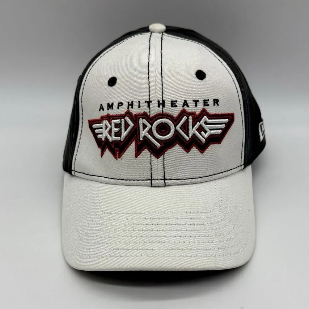 Rare New Era Red‎ Rocks Amphitheater 3-D Printed Hat Fitted Small-Medium